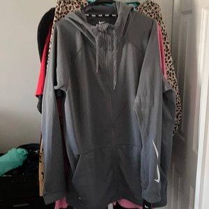 Dri fit Nike zip up hoodie